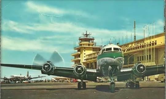 مطار بيروت في الخمسينات 